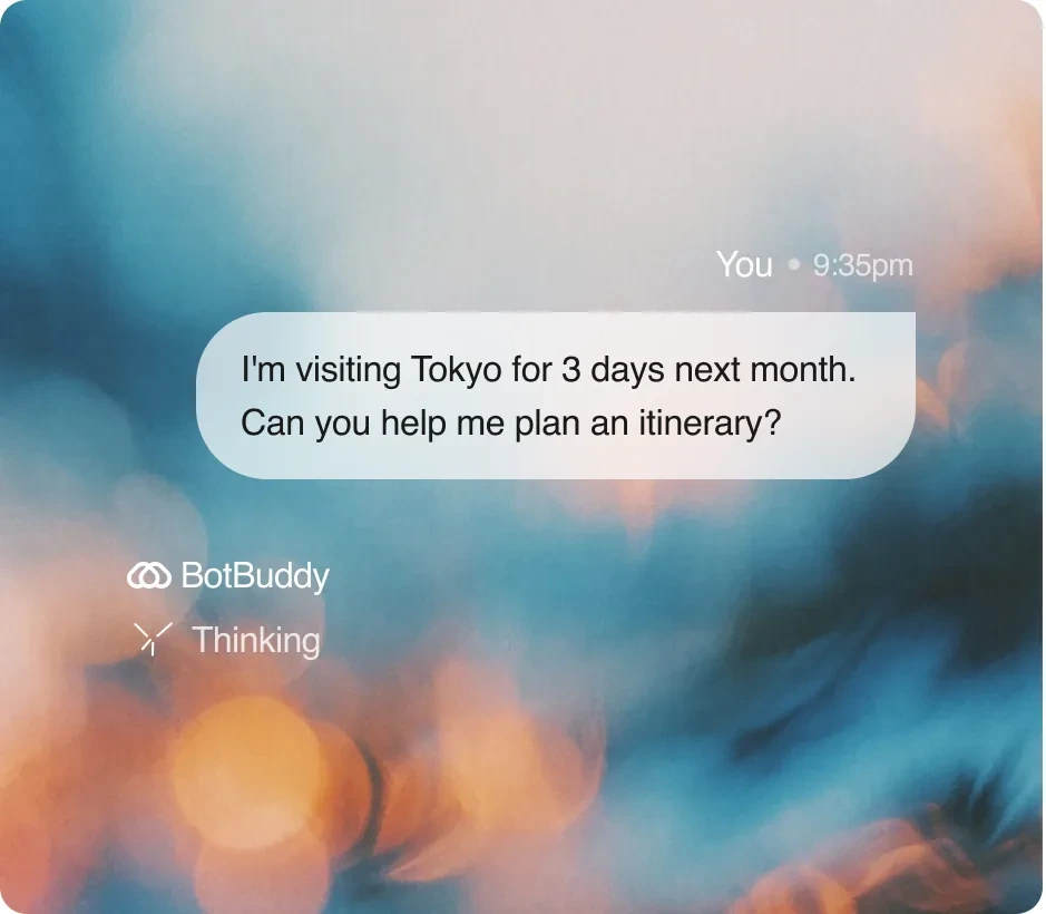 A chat thread naming itself from the conversation.